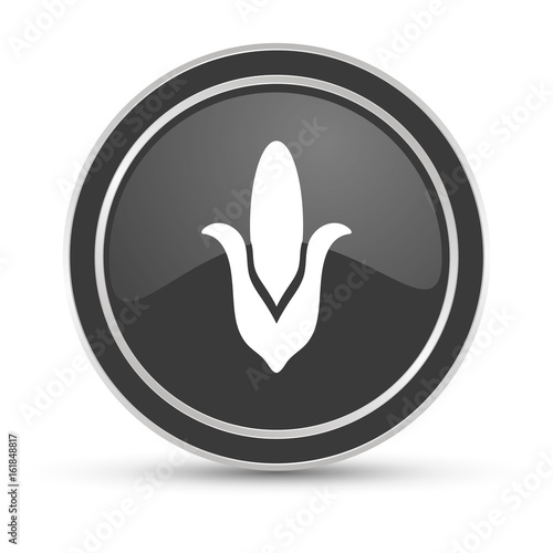 Schwarzer Button - Mais