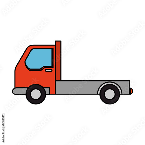 isolated merchandise truck icon vector illustration graphic design