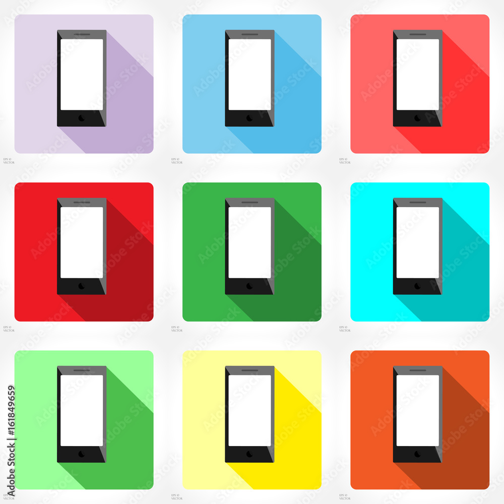 Smart phone. Realistic mobile phone smart phone with blank screen isolated on background. Vector illustration for printing and web element. Smart phone. Realistic mobile phone smart phone with blank screen isolated on background. Vector illustration for printing and web element.