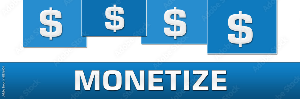Monetize Blue Stripes On Top Monetize Blue Stripes On Top