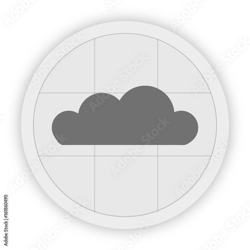 Icon Schaltfläche - Wolke