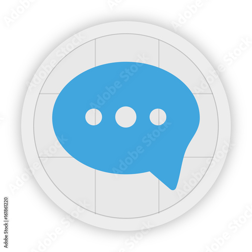 Icon Schaltfläche - Sprechblase - Kommentar