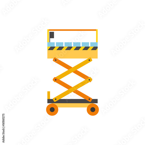 Scissors lift vector icon