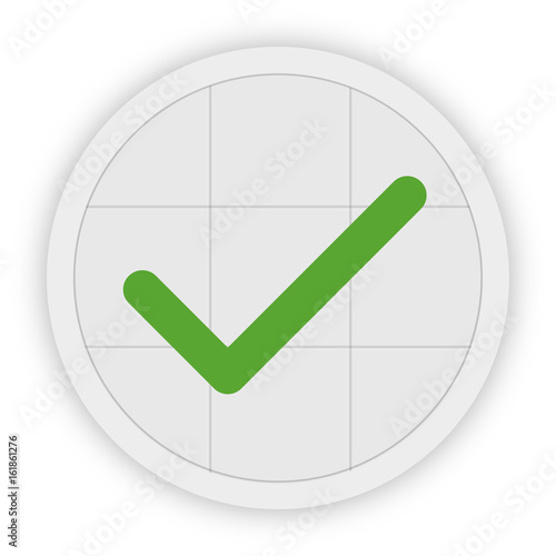 Icon Schaltfläche - Haken - Richtig