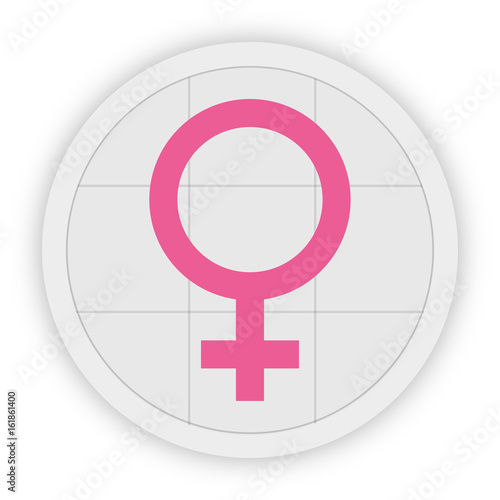 Icon Schaltfläche - Symbol Frau