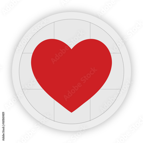 Icon Schaltfläche - Herz