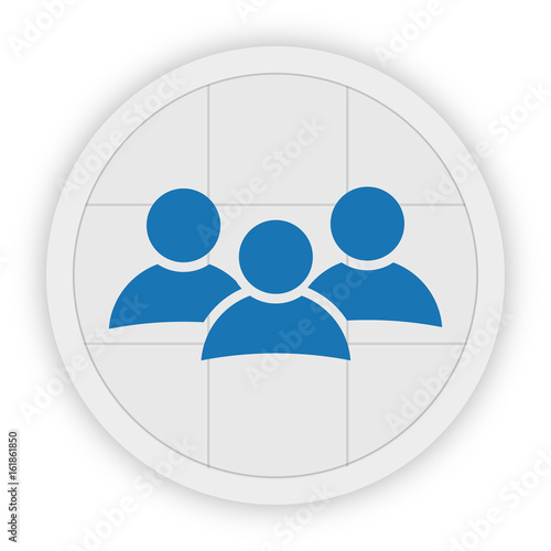 Icon Schaltfläche - Leute - Gruppe