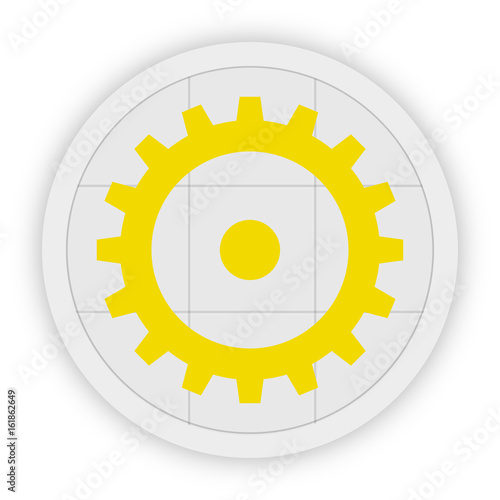 Icon Schaltfläche - Zahnrad - Optionen