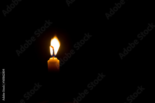 Light of the candle in the dark, The light of life When life is dark