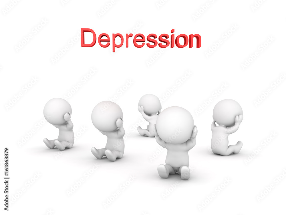 3D Characters struggling with depression
