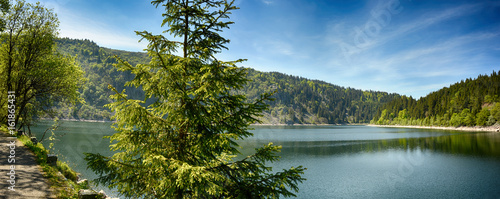 Canvas Print Alsace, France, Lac Blanc Panorama