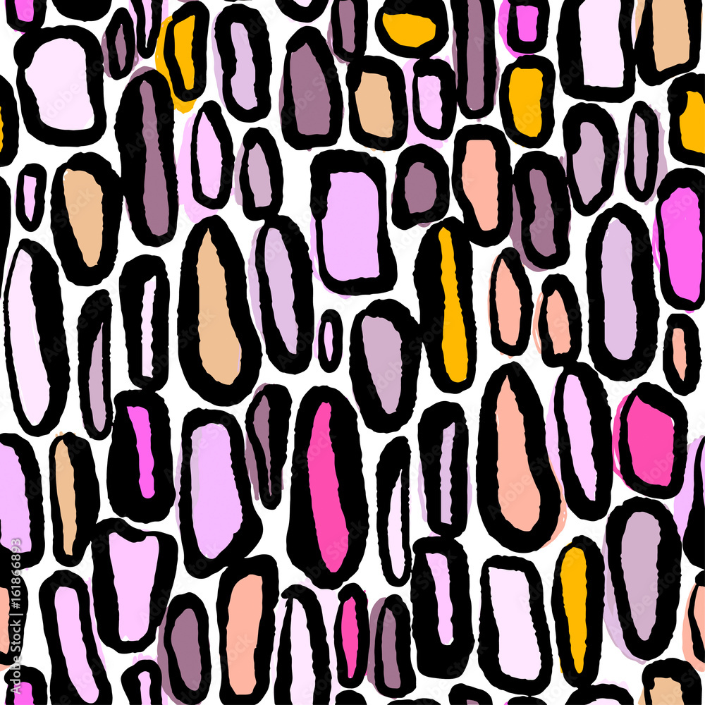Seamless watercolor textile doodle pattern grunge texture Seamless watercolor textile doodle pattern grunge texture