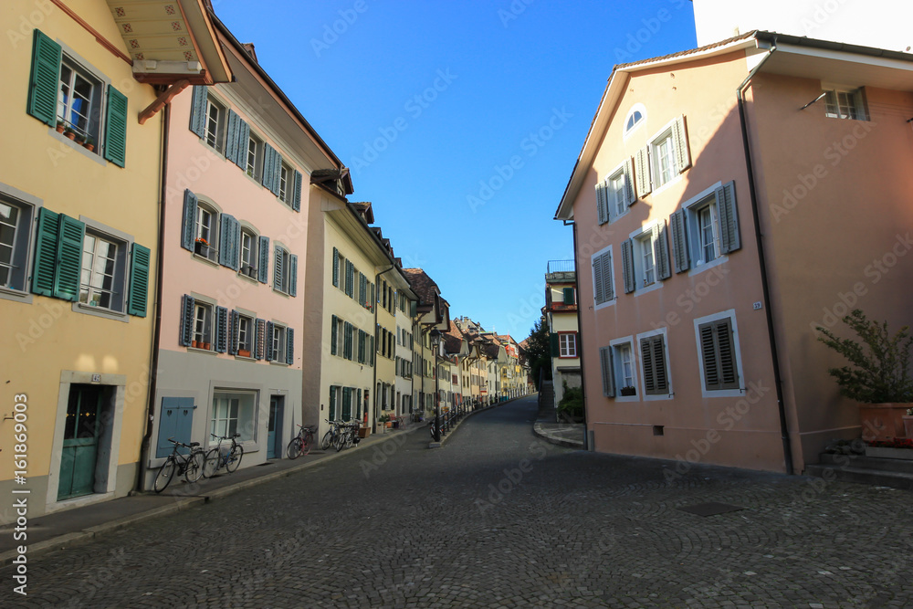 Streets and buildings from  Aarau, Switzerland