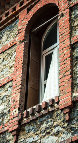 window with curtain