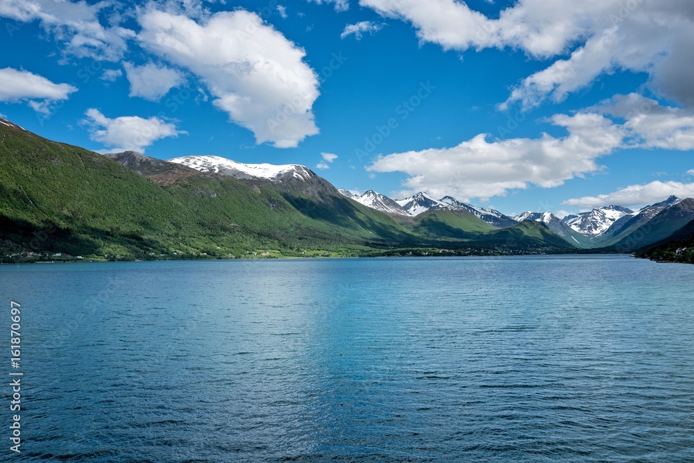 Norwegian fjord landscape (Romsdalfjord)