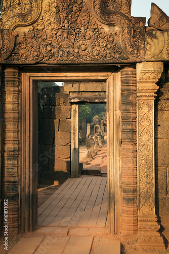 Entrance door to the jungle temple
