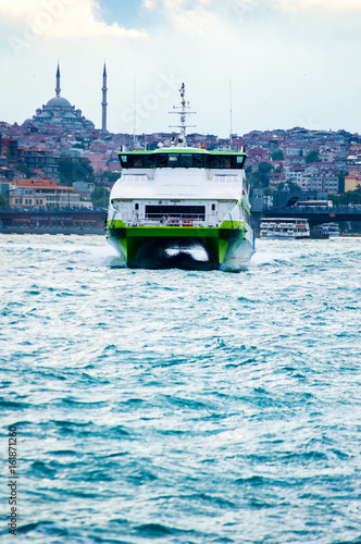 Sailing in Bosporus photo