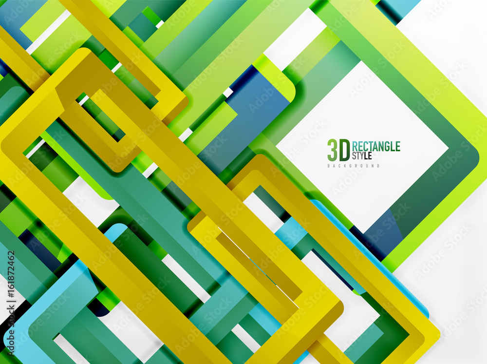 Rectangle tube elements, vector background Rectangle tube elements, vector background