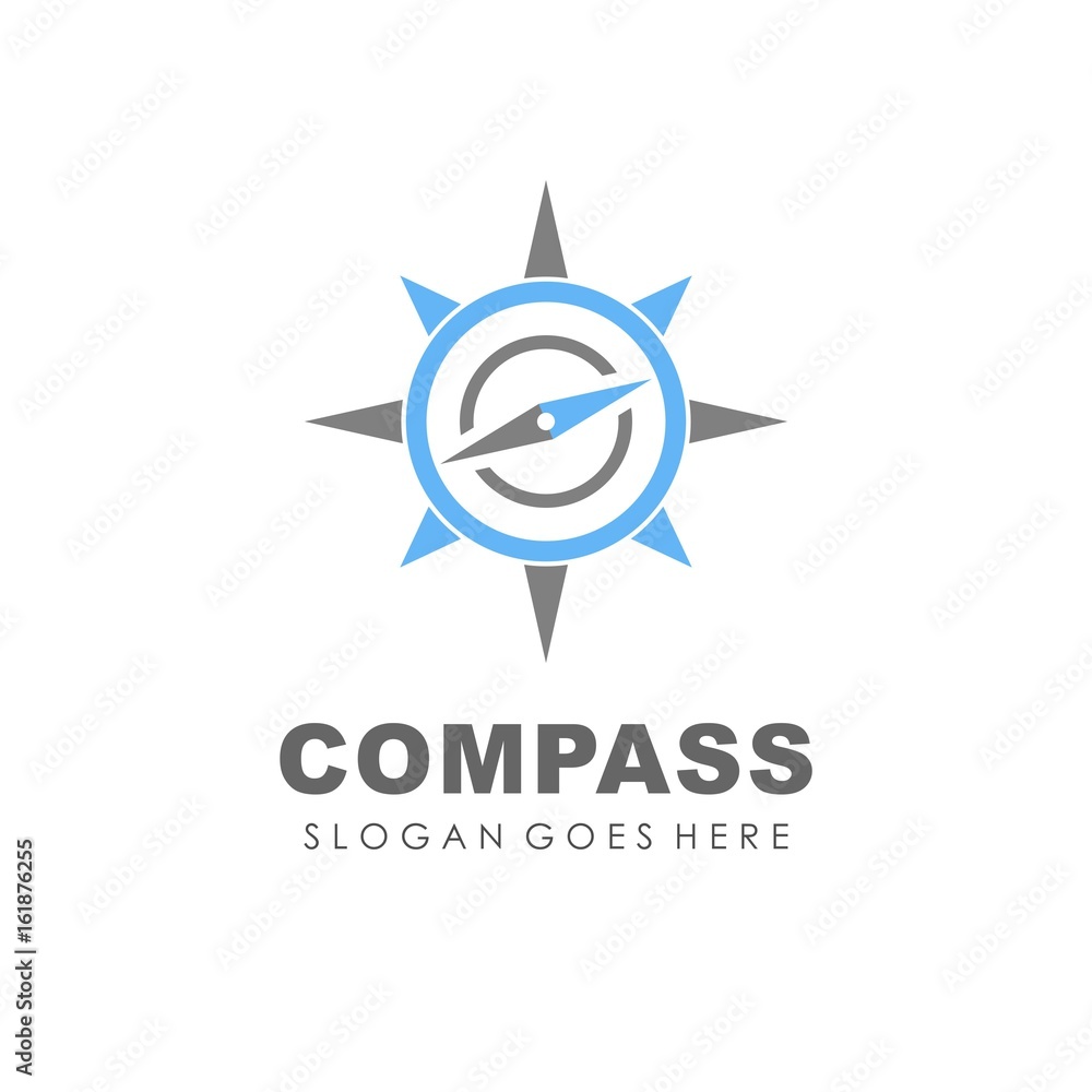 Compass logo design vector Compass logo design vector