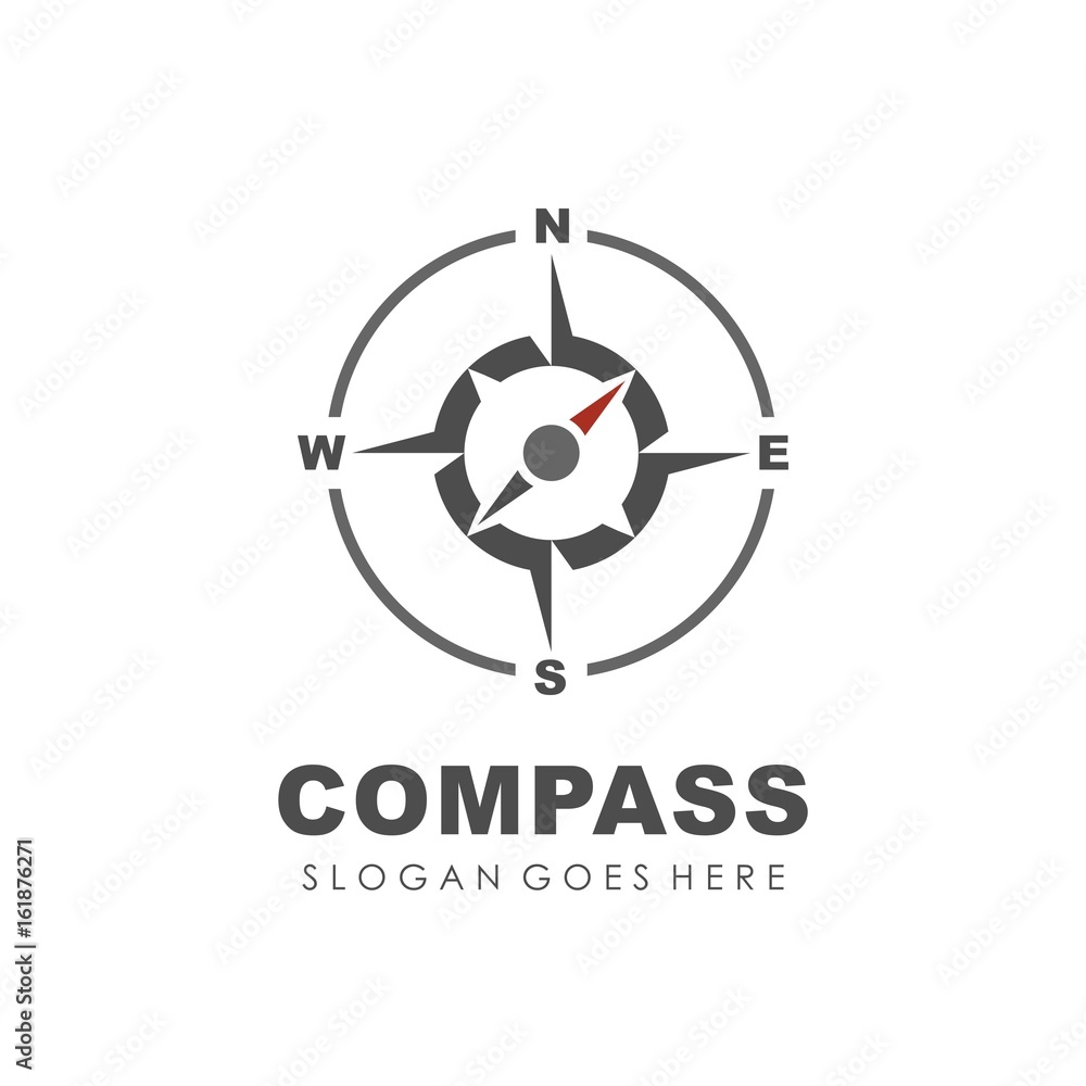 Compass logo design vector Compass logo design vector