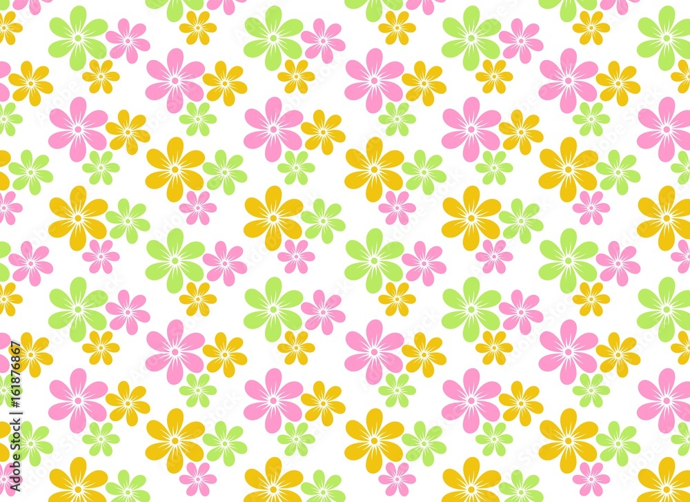 Flower spring background and wallpaper illustration vector Flower spring background and wallpaper illustration vector