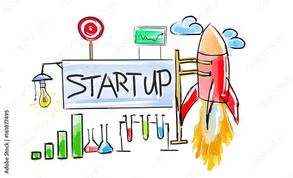 Fototapeta premium startup