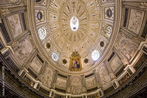 interiors of Seville cathedral  Seville  Andalusia  spain