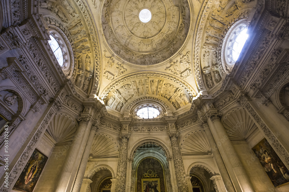 interiors of Seville cathedral, Seville, Andalusia, spain interiors of Seville cathedral, Seville, Andalusia, spain