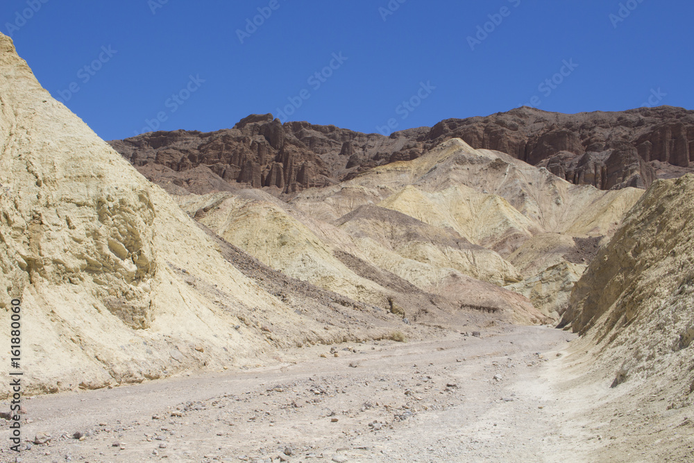 Hiking in the Badlands, Zabriskie Point - Golden Canyon - Death Valley - California