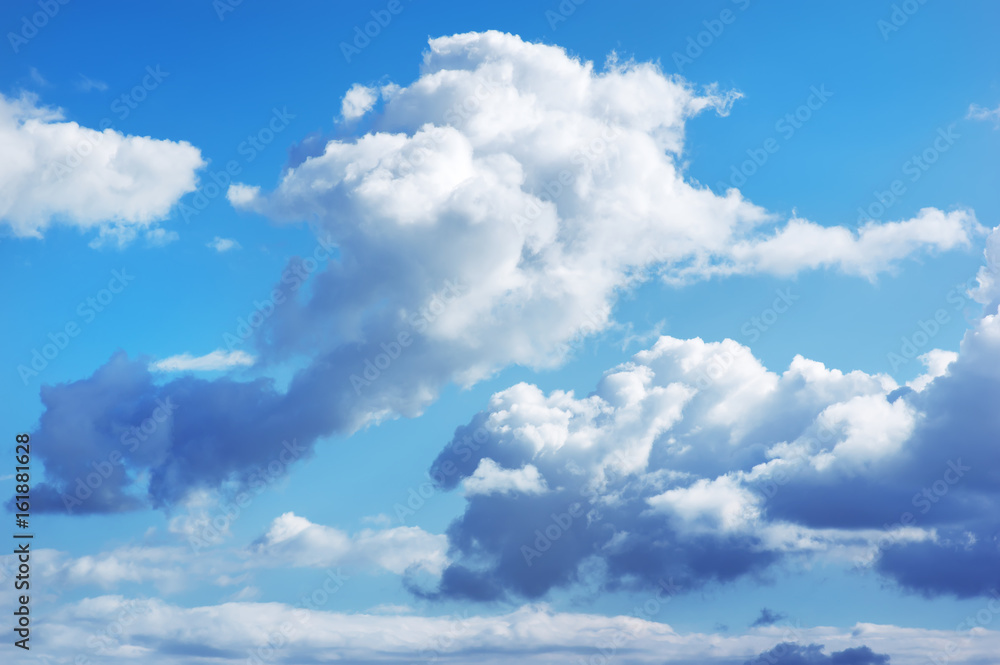 Deep blue sky and clouds at sunny day Deep blue sky and clouds at sunny day