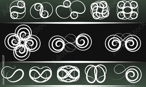 Elementi per decorazioni floreali