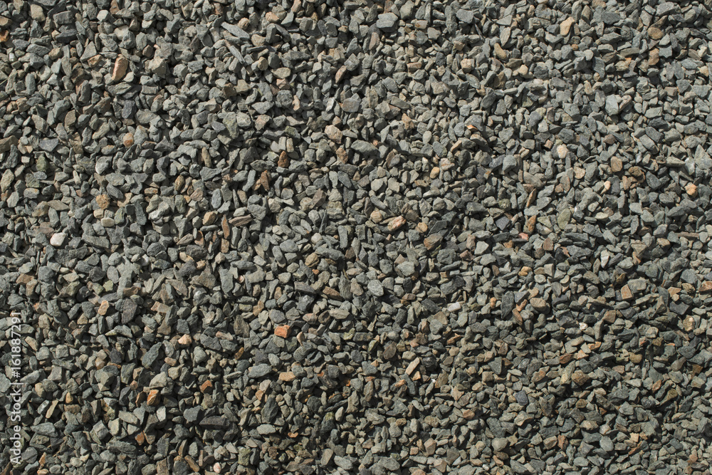 Gray macadam background texture
