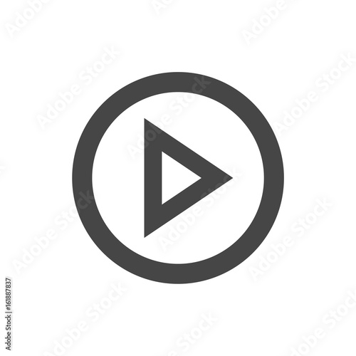 Flat design play video icon vector illustration Free Download Flat design play video icon vector illustration - GFXLoad