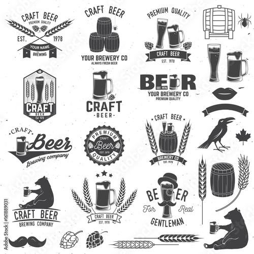 Vintage design for bar, pub and restaurant business.