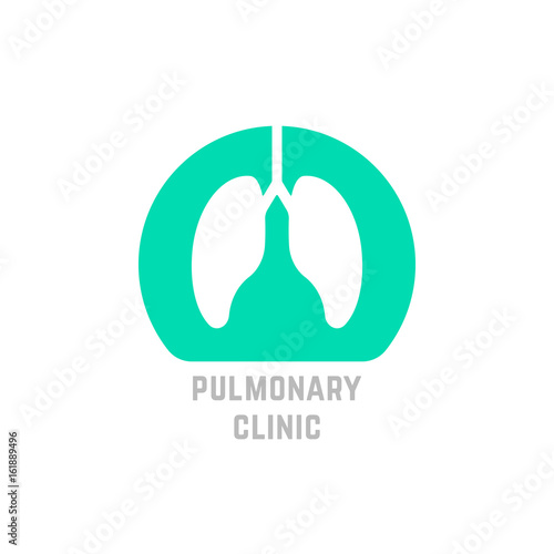 green simple pulmonary clinic logo