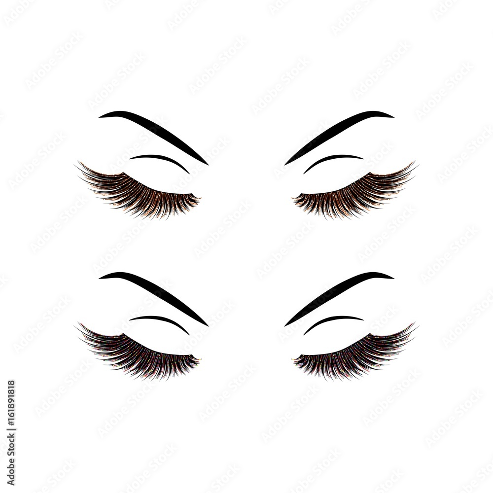 Lashes vector illustration