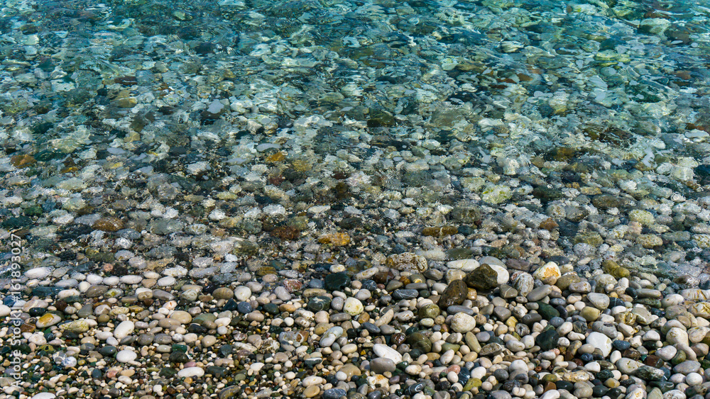 sea and stones. seacoast. background