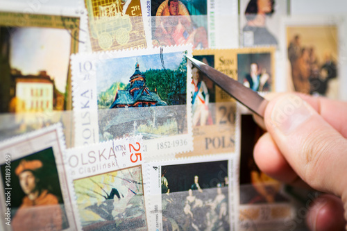 stamp collection
