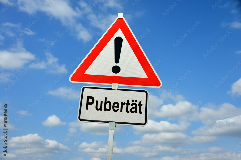 Pubertät, Hormone, Launen, Jugendliche, Streit, Stress, Schild, Achtung, symbolisch, Geschlechtsreife, Junge, Mädchen, Emotionen, Trotzphase, Eltern, Sexualität, Suizid, Bulimie, Ängste, Teenager Pubertät, Hormone, Launen, Jugendliche, Streit, Stress, Schild, Achtung, symbolisch, Geschlechtsreife, Junge, Mädchen, Emotionen, Trotzphase, Eltern, Sexualität, Suizid, Bulimie, Ängste, Teenager