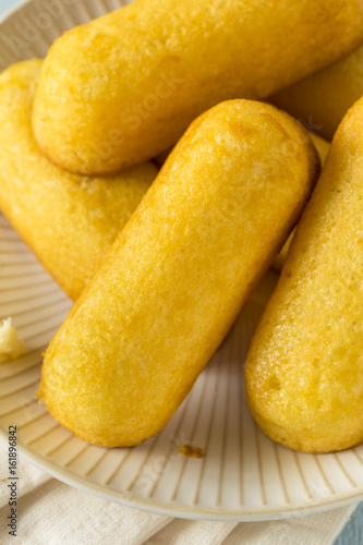 Sweet Yellow Sponge Snack Cake