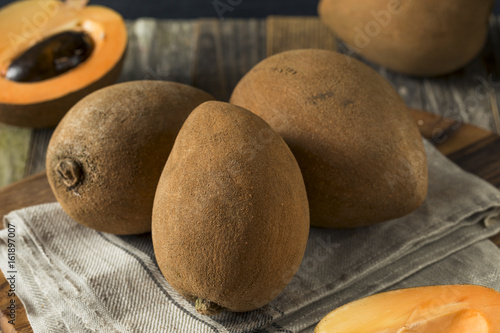 Raw Organic Brown Mamey Fruit