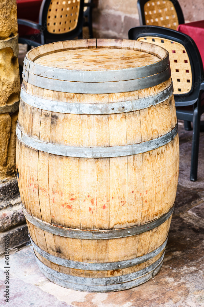 Old wooden barrel Old wooden barrel