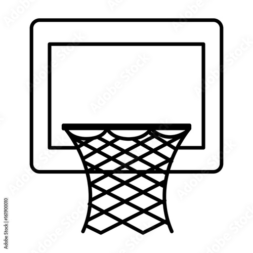 basketball basket isolated icon vector illustration design