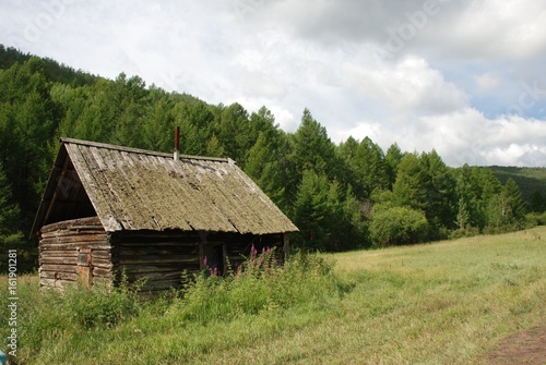 Old cabin in the mountains