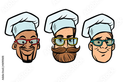 Head chefs multi-ethnic group