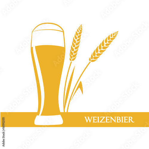 weizenbier mit weizenkorn