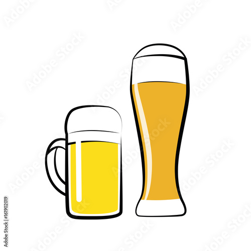 weizenbier und pils