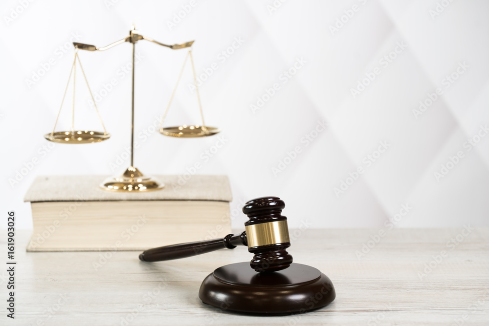 Law Composition on bright background Law Composition on bright background