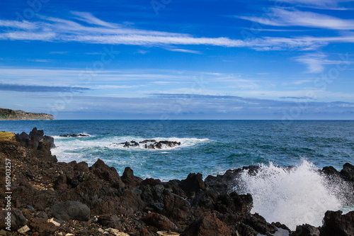 Wild coast at Lagoa on Sao Miguel Island © KajzrPhotography.com