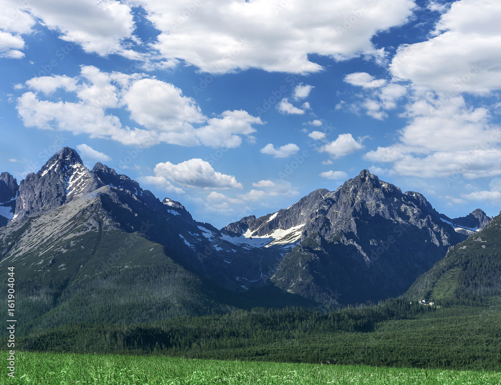Fototapeta premium Tatra mountains landscape.